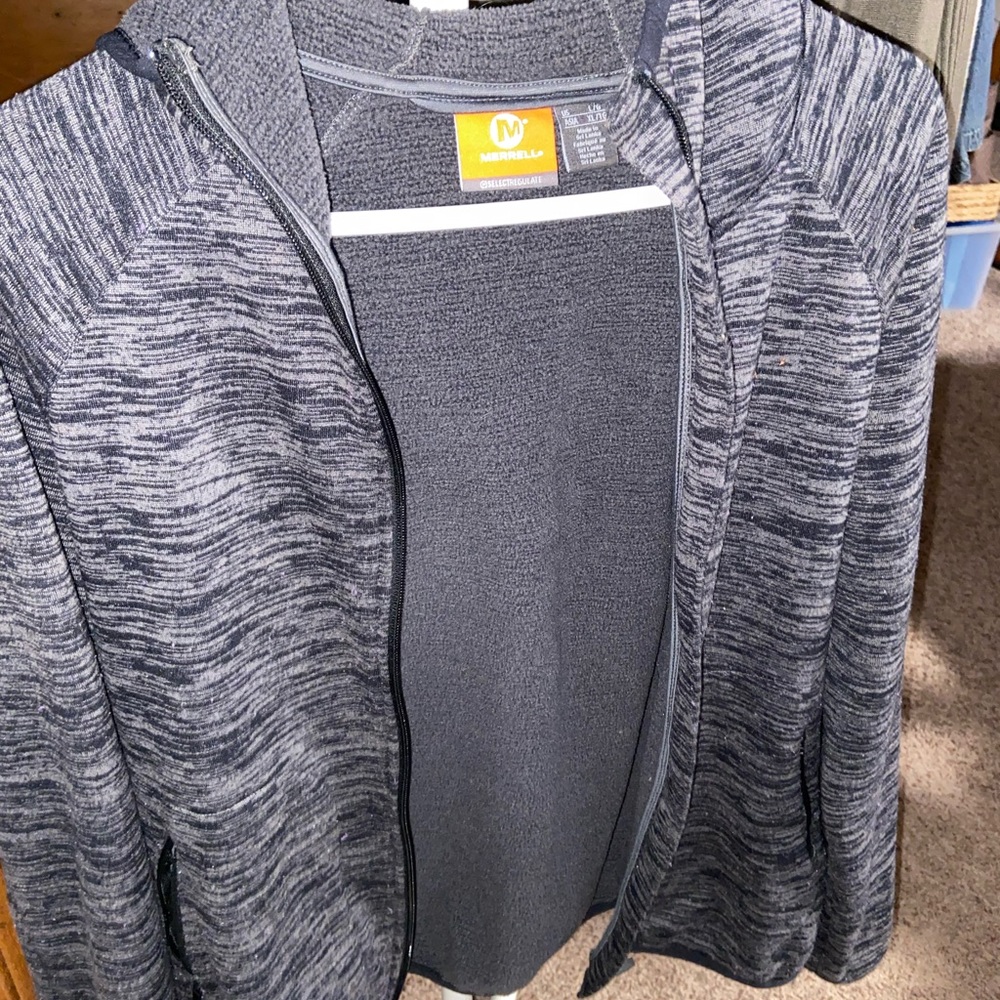 Grey athletic jacket